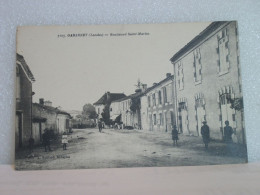 L 5051 INCONNU SUR DELCAMPE. RARE CPA - AURE VUE N°3 - 40 GABARRET. BOULEVARD SAINT MARTIN - ANIMATION - Gabarret