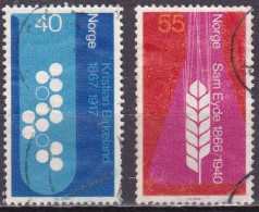 NO078B – NORVEGE - NORWAY – 1966 – NORWEGIAN NITROGEN INDUSTRY – Y&T # 503/4 USED 5 € - Oblitérés