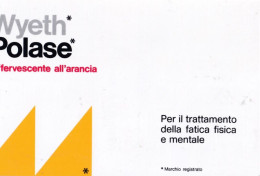 Calendarietto - Wyeth Polase - S.p.a. Aprilia - Latina - Anno 1972 - Petit Format : 1971-80