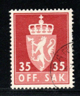 Nrk 72 V1 Large Foot Used  (no203) - Dienstzegels