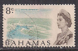 Bahamas 1967/71 QE2 8cents Ocean SG 300 Used ( F284 ) - 1963-1973 Autonomia Interna