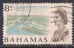 Bahamas 1967-71 QE2 8cents SG 300 Used ( F169 ) - 1963-1973 Autonomía Interna