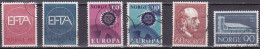 NO079B – NORVEGE - NORWAY – 1967 – FULL SETS – Y&T # 505-514 USED 7,50 € - Gebruikt