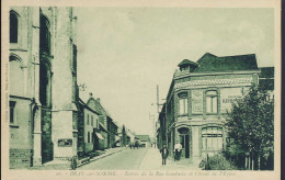 Bray Sur Somme Entrée De La Rue Gambetta Et Chevet De L'eglise - Bray Sur Somme