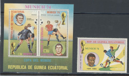 GUINÉE ÉQUATORIALE- THÈME FOOT 1974 - Guinea Ecuatorial