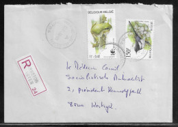 Belgium. Stamps Mi. 2947, Mi. 2749 On Registered Letter Sent From Waeneton On 13.04.2000 For Kortrijk - Storia Postale