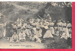 CPA ALGERIE, ZOUAVES, Scènes Militaires, , Armée Coloniale, Troupe,  Dos écrit Au Cayon Collect Idéale P. 8 - Guerres - Autres