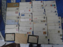 GREAT BRITAIN MONACO ROYAUME UNIS GRANDE BRETAGNE LETTRE ENVELOPPE COURRIER LOT VRAC COLLECTION BUSTA LETTER COVER - Collections (sans Albums)