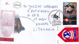 ISRAEL Lithuania Kaunas 2007 Space Cover First Anniversary Of The Death Of Israeli Astronaut Ilan Ramon Aboard The Space - Cartas & Documentos