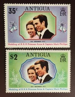 Antigua 1973 Royal Wedding MNH - 1960-1981 Ministerial Government
