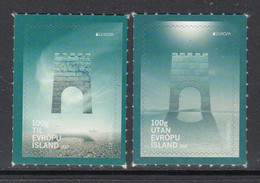 2017 Iceland Bridges Europa Complete Set Of 2 MNH @ BELOW FACE VALUE - Nuovi