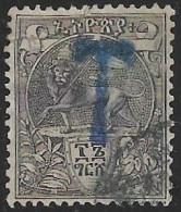 ETHIOPIA..1905..Michel # 7..Portomarken..used. - Etiopia