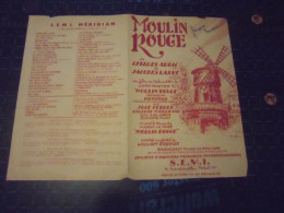 Partitions " Moulin Rouge "  Paroles Et Musique - Autres & Non Classés