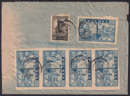 F-EX41853 POLAND 1946 MILITAR CENSORSHIP COVER WAR DESTRUCTIONS WWII.   - Brieven En Documenten