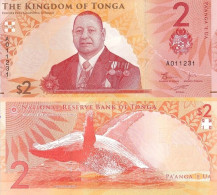 TONGA 10 Pa'anga ND (2023) P W52 UNC Poly - Tonga