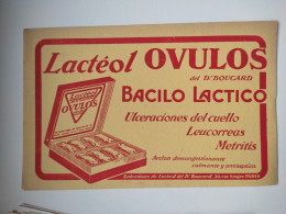 BUVARD "  LACTEOL OVULUS ",  DR BOUCARD - Produits Pharmaceutiques
