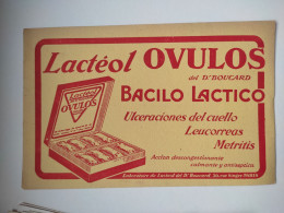 BUVARD "  LACTEOL OVULUS ",  DR BOUCARD - Drogerie & Apotheke