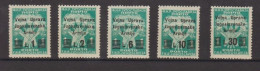 VUJA - Litorale Sloveno, Porto - Sassone Segnatasse 20-24, MNH (**) - Jugoslawische Bes.: Slowenische Küste