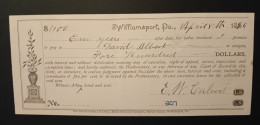 Decorative Promissory Note #3 - 1894 - Altri & Non Classificati