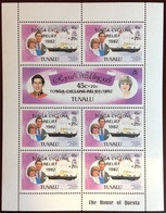 Tuvalu 1982 Cyclone Relief Sheetlet MNH - Tuvalu