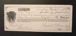 Decorative Promissory Note #9 - 1894 - Other & Unclassified