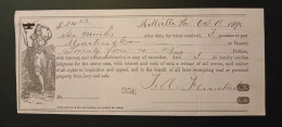 Decorative Promissory Note #10 - 1898 - Autres & Non Classés