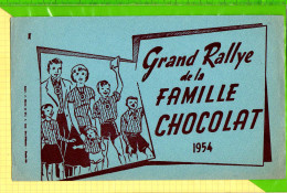 BUVARD & Blotting Paper : Grand Rallye De La Famille CHOCOLAT 1954 - Chocolade En Cacao