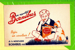 BUVARD & Blotting Paper : Bon Appetit BORNIBUS  Moutarde - Senf