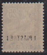 Cavalle 13a* Variété Surcharge Recto-verso - Altri & Non Classificati