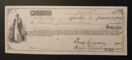 Decorative Promissory Note #17 - 1891 - Otros & Sin Clasificación