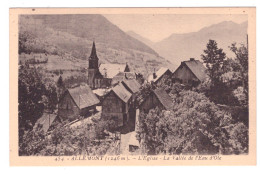 ALLEMONT L'Eglise Et La Vallée De L'Eau D'Ole - Allemont