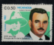 Nicaragua "20ème Anniversaire Des Prémices De La Fin De La Dictature : Alberto Navaez" - Oblitéré N° 1202/A De 1982 - Nicaragua