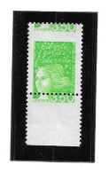 Luquet 3fr50 Vert YT 3092c Piquage à Cheval En Bas De Feuille. Superbe Et Rare, Voir Le Scan. Maury N° 3077c >> 110 €. - Unused Stamps