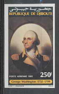 Djibouti N°177 Washington Par Peale Non Dentelé Imperf MNH ** - George Washington