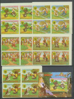 Guinée équatoriale Guinea 097 N°1483/1487 + Bloc 314 + Non Dentelé Imperf Enfant Child Alice Cartoon Disney MNH ** - Guinea Ecuatorial