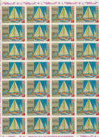 Guinée équatoriale Guinea 137 Trans Atlantica 72 Three Cheers Usa Tom Follett Feuilles Sheets MNH ** - Vela