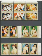 Guinée équatoriale Guinea 181b N°267/273 Tableau Painting Nus Nudes MNH ** - Nudes