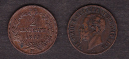 2 CENT.1861M BB VITTORIO EMANUELE II - 1861-1878 : Victor Emmanuel II