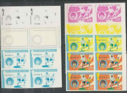 Guinée équatoriale Guinea 421a N°377 Football Soccer Essai Proof Non Dentelé Imperf Orate Best MNH ** - 1974 – West-Duitsland