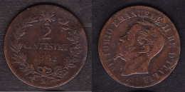 2 CENT.1862N MB VITTORIO EMANUELE II - 1861-1878 : Victor Emmanuel II