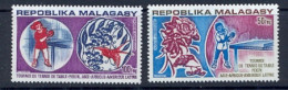 Madagascar Malagasy 043 PA N°137/138 Sport TENNIS DE TABLE MNH ** - Tennis Tavolo