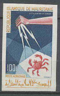 Mauritanie 040 PA N°46 Non Dentelé Imperf Lutte Contre Le Cancer (crabe) 1965 MNH ** - Crustaceans