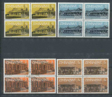 Zimbabwe N° 21/24 Caisse D'Epargne + BLOC 2 Used - Zimbabwe (1980-...)