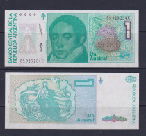 ARGENTINA  -  1985-89 1 Australe  UNC/aUNC  Banknote - Argentine