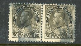 Canada USED 1911-25 King George V "Admiral Issue' - Oblitérés