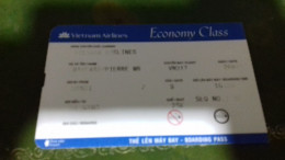 217/ VIETNAM AIRLINES ECONOMY CLASS - Sonstige & Ohne Zuordnung