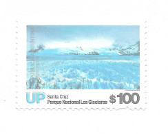 ARGENTINA 2019 NATIONAL PARKS U.P. GLACIERS NATIONAL PARK SANTA CRUZ 100 PESOS MNH - Unused Stamps