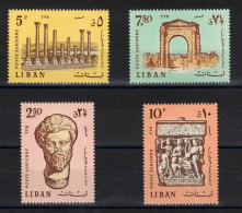 Liban - YV PA 452 à 455 N** MNH Luxe Complète , Ruines De Tyr - Lebanon