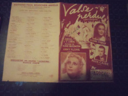 Partissions " Valse Perdue "  Paroles Et Musique - Other & Unclassified