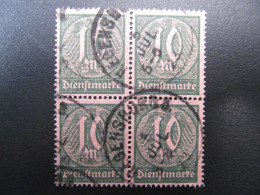 DR Dienst Nr. 71, 1922, Block, Gestempelt, BPP Geprüft, Mi 48€+  *DEL327* - Dienstzegels